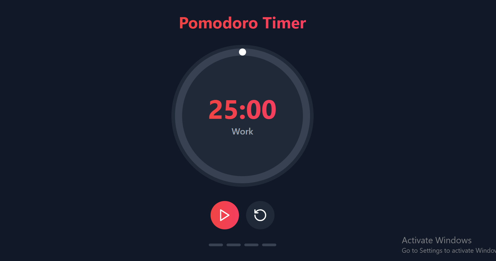 picture of timer app